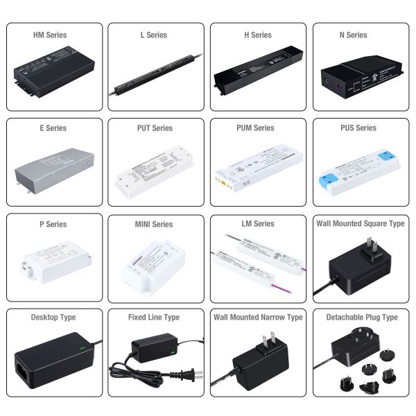 24V 40W Non Dimmable Driver Metal Iron Case With Junction Box DC LED Driver