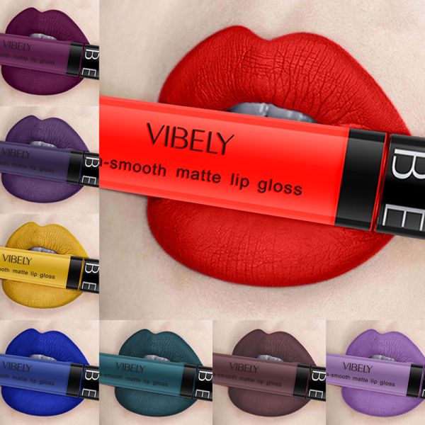 29 colours matte liquid Waterproof Long Lasting durable private label lip gloss