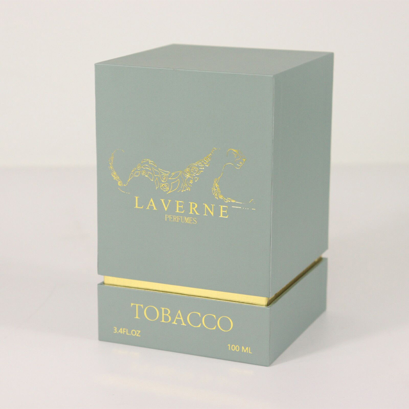 Custom Printed Logo Paper Cardboard Perfume Glass Bottle Gift Packaging Box With Foam Insert