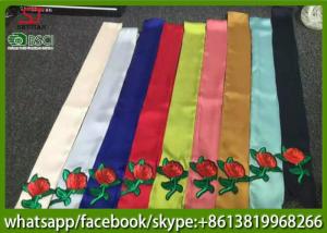 Buy cheap 2017 little neck Imitated Silk satin fabric fashion office ladies uniform tie print ribbon scarf 6*120cm 10g product