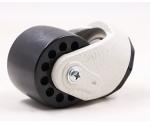 Low Profile 670kg Polyurethane Swivel Casters With Stem Brake
