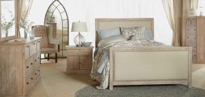 Buy cheap bed headboard beds headboards bedroom furniture wood frame king queen size wooden set oak product
