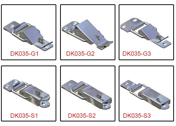 Anti Collision Custom Spring Loaded Toggle Latches Shock Absorption Lockable Over Centre Latch ODM