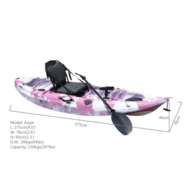 LLDPE Multi Use Sea Going Day Touring Kayak Single Person Excellent Stability