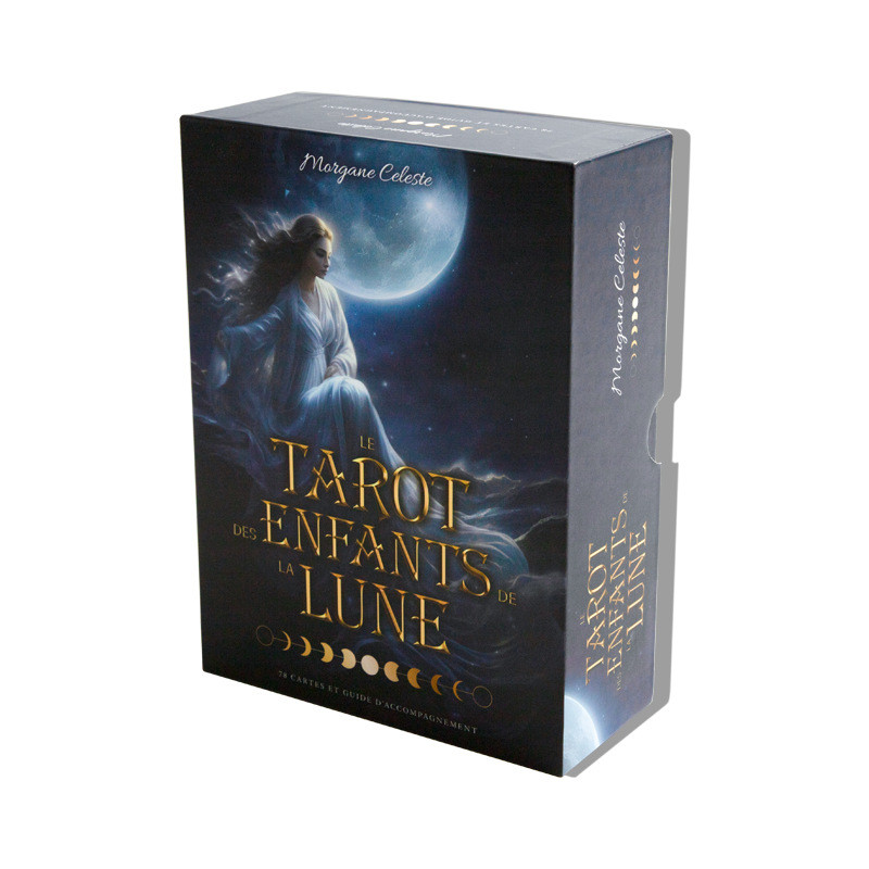 Custom Card Game Printing with Glossy/Matte Lamination and Tarot Card Rolling Gold Border