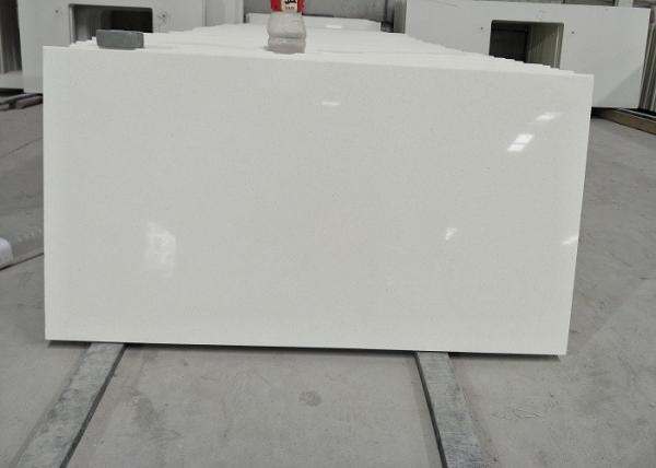 Quality Pre cut quartz stone vanity top Eased Edge Water Absorption < 1.0% for sale