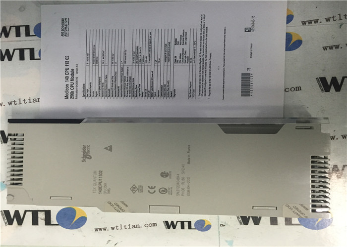 20 MHz 140CPU11302 PLC Programmable Logic Controller 780MA Current