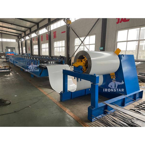“Flying Tracking Cutting Trapezoidal Color Steel Roof Roll Forming Machine For Saudi Arabia Market High Speed Flying Tracking Cutting Trapezoidal IBR