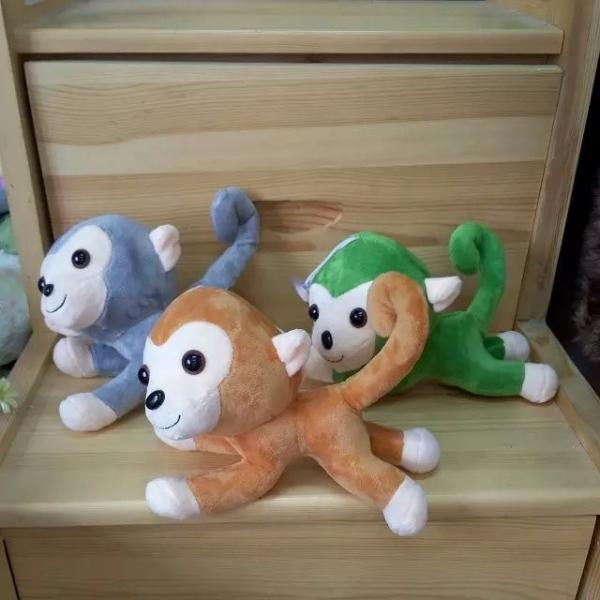 Quality Mixed stuffed plush for grab machine 6-7inches plush monkey toys for sale