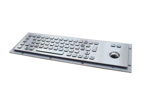 Quality EMC Braille Industrial Keyboard With Trackball 67 Key Keyboard For Kiosk for sale