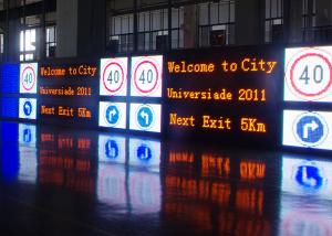 P10 LED Traffic Signs Long Lifespan 100000 Hrs Variable Message Signs