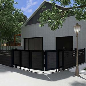 Buy cheap Composite WPC Gate Panel Cladding Outdoor Waterproof Environmentally Friendly product