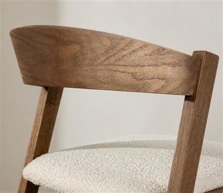 Curved Wood Back Dining Chair CYC-028