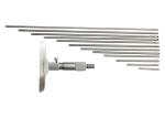 Depth Measuring Tool 0-300mm Depth Micrometer With Interchangeable Measuring