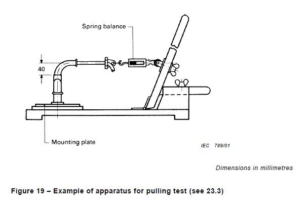 0-100N IEC60320-1 Switch Tester Coupler Lateral Pulling Test Machine
