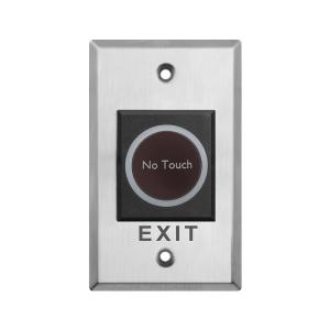 Buy cheap T2 115*70mm Stainless Steel Touchless Infrared Exit Button with LED light,With English Text product