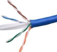 Quality Frequency 1-250MHz UTP Network Cable 23AWG Twisted Pair Connector 0.58mm for sale