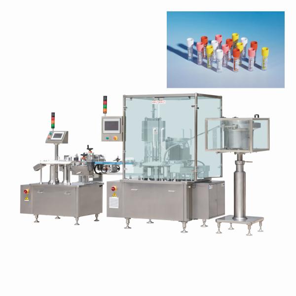 Quality Compact Precise 10ml Screw Tube Rotary Aseptic Filling Machine for sale