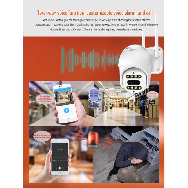 ABS 1080p CCTV Hidden Camera Smart Home Products With Alarm Function