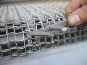 Professional High Temperature Conveyor Belt SS Chain Linked Plate Design