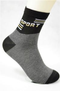 China Polyester Cotton Non Slip Socks For Adults , Grey Slip Resistant Socks For Adults on sale