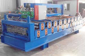 Buy cheap CE Double Layer Roll Forming Machine , Trapezoidal Sheet Roll Forming Machine product