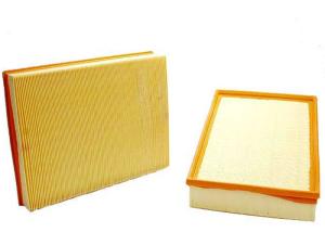 China 4.0L PU Air Filter 17801-37021 , Yellow Square air filter ISO9001 Approved on sale