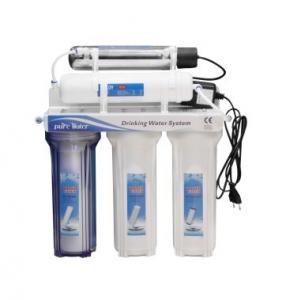 China White Color Reverse Osmosis Water Filtration System With UV Filter Cartridge on sale