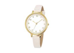 Buy cheap Genuine Leather Timeless Stainless Steel Women Watches Water Resistant product