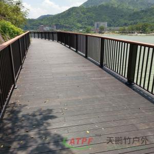 Dark Charcoal Carbonized Bamboo Fence Facade Panels