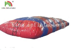 China Heat Sealing Colorful Blow Up Water Pillow / Tower Blob PVC Water Toy For Water park on sale