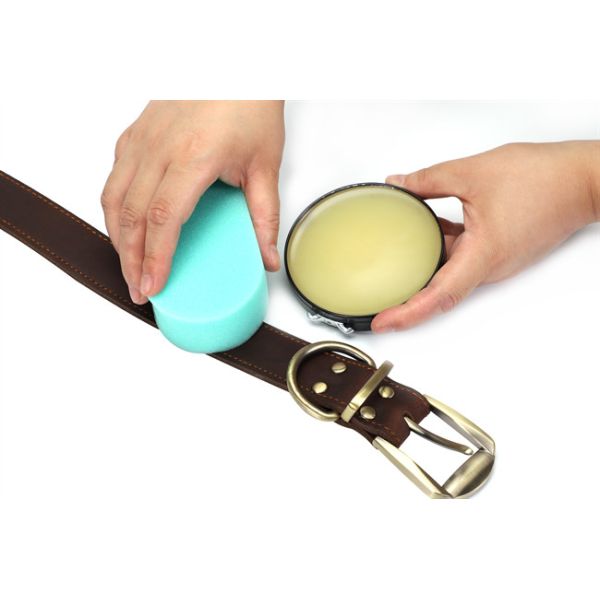 Leather Cleaner Saddle Soap Mink Oil Paste Preserve Condition Solid Applicator Smooth Leather Vinyl Repair