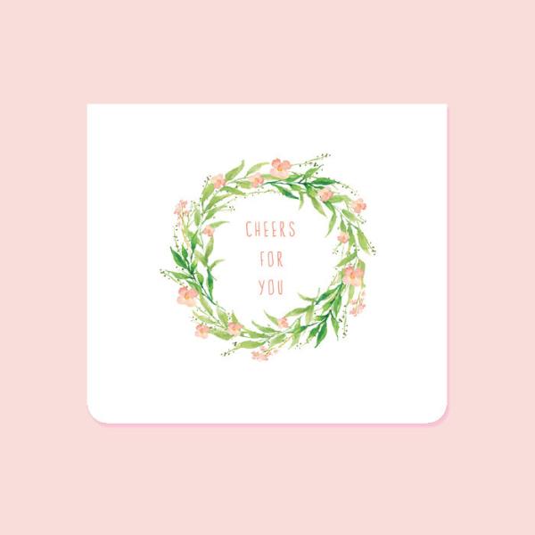Quality Thank You Insert Rigid Cardboard 600GSM Recycled Paper Cards for sale