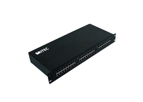 Quality 24 Port Rj45 Surge Protector , Network Lightning Protection Device With POE Support for sale