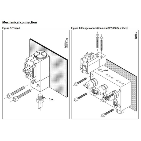 Danfoss MBC Series Precision Pressure Transmitter MBC5100 3231-1DB04 061B100266