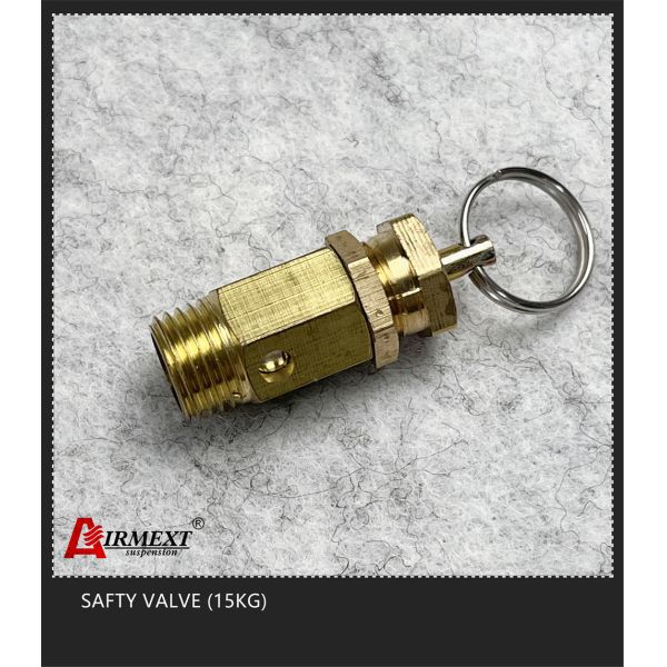 Plastic Tubing Air Receiver Safety Valve 150 Psi Air Pressure Relief Valve