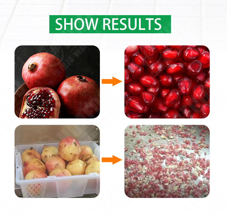 Pomegranate Seed 3t/HR Automatic Food Processing Machines