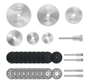 Mini Tiny Ultra Thin Cutting Discs kit For Metal Wood PVC pipe
