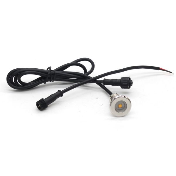 Round IP67 12V Recessed Led Deck Light For Corner