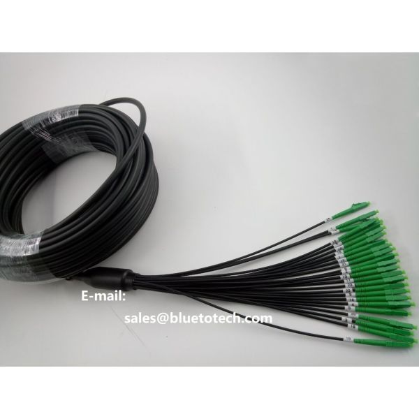 30core 48core Fiber Optic Patch Cord LC / APC - SC / APC Single Mode 30fiber 48fiber Optical Jumper LC To SC
