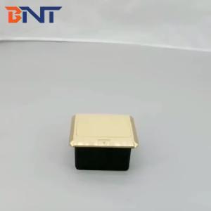 Pop Up Type Copper cover electrical floor mounted  socket outlet box