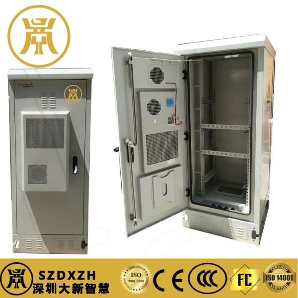 Quality One Compartment Outdoor Telecommunication Cabinets With Air Conditioner And Battery Shelf for sale