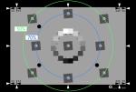 Nine Slanted Edge Structure Resolution Test Chart Sine Image Iso 12233 Slanted