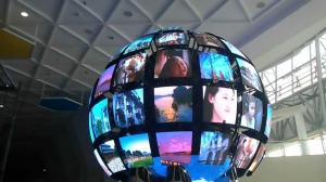 Buy cheap Upgrade Your Display with Ball-Shaped LED Display Module Size 320*160mm and Front Service Maintenanc product