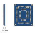 Stable 4G LTE IoT Wireless Modules Multipurpose Durable EG95-NAX