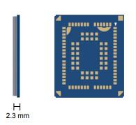 Buy cheap Stable 4G LTE IoT Wireless Modules Multipurpose Durable EG95-NAX product