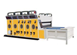 China Flexo Corrugated Box Printing Pizza Box Carton Box Die Cutting Machine 11kw on sale