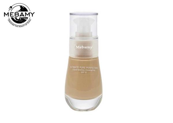 Quality Hydrating Liquid Mineral Foundation Makeup SPF 15 Moisturizing Formula 1 Color for sale
