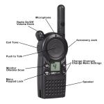 CLS1410 Group Communication Handheld Digital VibraCall VHF UHF Handheld Walkie