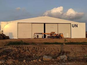 Buy cheap Customized Steel Structure Hangar For Specific Wind Pressure And Snow Load product
